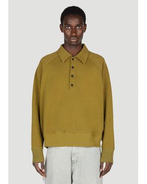 Diomene Polo Sweatshirt - Green