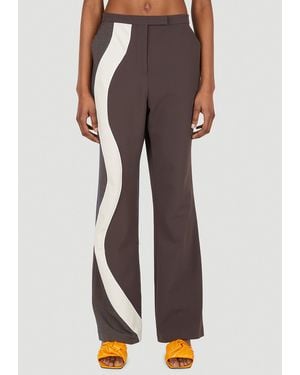 Ahluwalia Expressive Tailored Pants - Brown