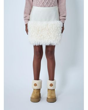 Moncler Eco Nylon Mini Skirt - White