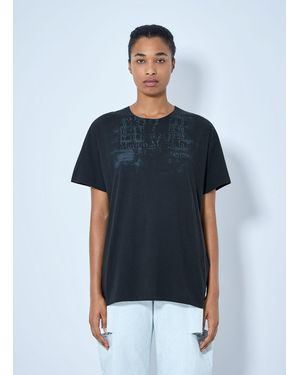 Maison Margiela Numbers Regular T-Shirt - Black