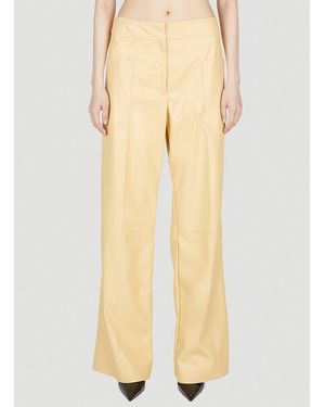 Stella McCartney Altermat Wide Leg Trousers - Natural