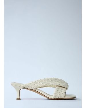 Bottega Veneta Riva Mule Sandals - Blue