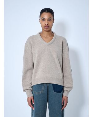 Acne Studios Open Back Wool Knit - Grey