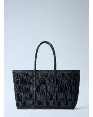 The Row Georgica Tote Bag - Blue