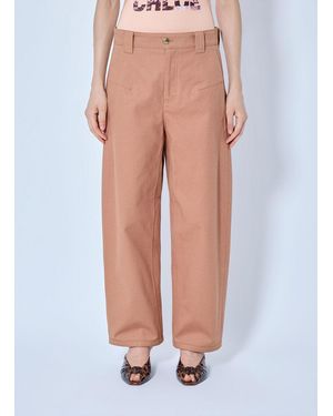 Chloé Wide-leg Barrel Pants - Pink