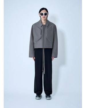 Rick Owens Heizer Mac Jacket - Blue