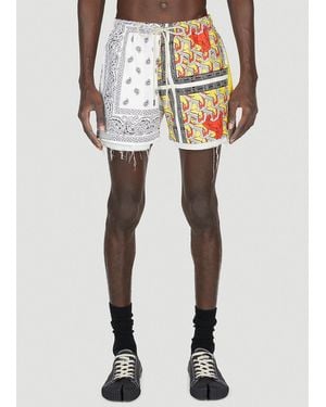 パンツ Children of the discordance short pants Children Of The Discordance graphic-print elasticated