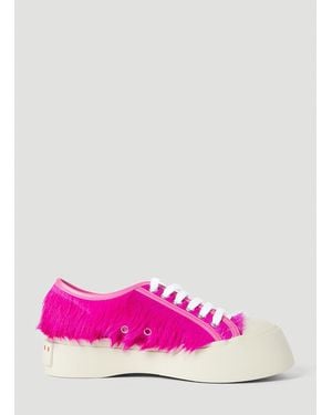 Marni Pablo Hairy Sneakers - Pink