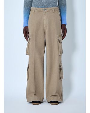 ERL Cargo Pants With Pocket Detailing - Natural