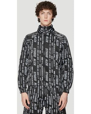 STUDIO ALCH Lanyard Logo Jacket - Grey