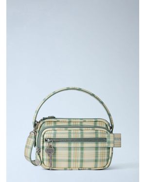 Acne Studios Camero Kit Check Handbag - Blue