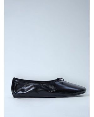 Phoebe Philo Gathered Flat Shoes - Grey