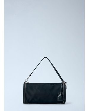 Prada Re-nylon And Leather Foldable Mini Bag - Blue