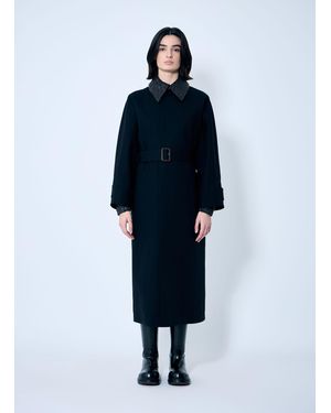 Bottega Veneta Cotton Trench Coat - Blue