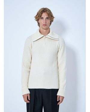 Bottega Veneta Ribbed Knit Jumper - White
