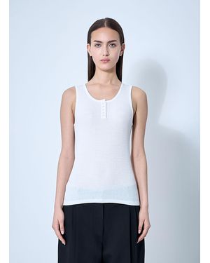 The Row Mansel Tank Top - White