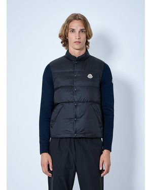 Moncler Tuquerouye Shell Down Vest - Blue