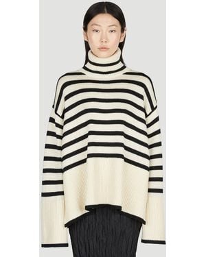 TOTEME Striped Sweater - Natural