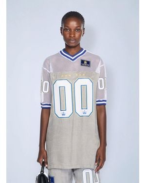 Off-White c/o Virgil Abloh Dyed Vi Sat 00 Football Top - White