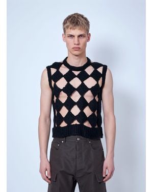 Rick Owens Sarutanya Tank Top - Blue