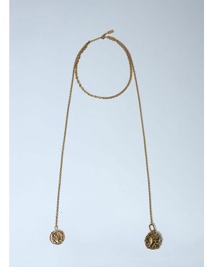 Chloé Chloã Layered Medals Necklace - Blue