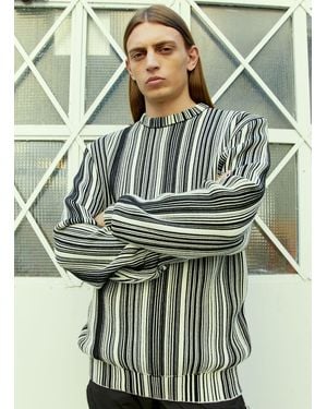 VTMNTS Glitched Knitted Sweater - Green