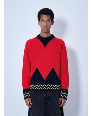 Marni Roundneck Jumper - Red