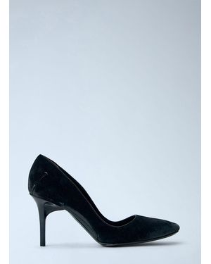 CAPASA MILANO Suede Stiletto Pumps - Blue