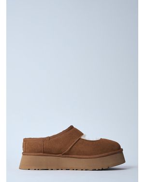 UGG Suede Bea Mary Jane Platform Shoes - Natural