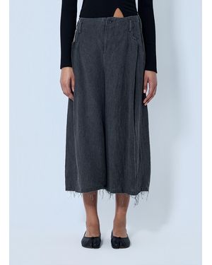 Limi Feu Tuck Wide Trousers - Blue