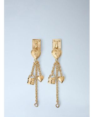 Chloé Mini Paddington Earrings - White
