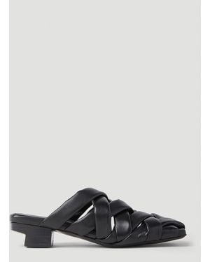 Marsèll Sbalzo Kitten Heel Mules - Black