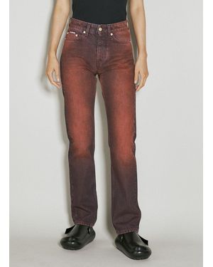 Eytys Orion Ombre Jeans - Red