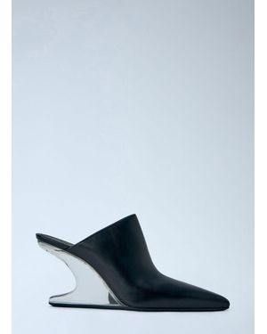 Rick Owens Cantilever 8 Sabot Sharp Mules - Blue