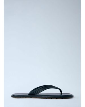 Bottega Veneta Matt Ruber Nappa Sandals - Blue