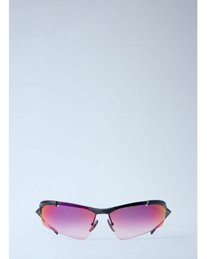 Balenciaga Boomerang Ct Sunglasses - White