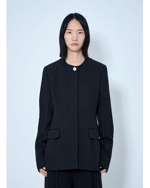 TOTEME Collarless Evening Blazer - Blue