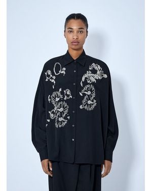 Dries Van Noten Casia Embellished Shirt - Blue