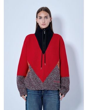 Marni Zippered Knit Jumper
