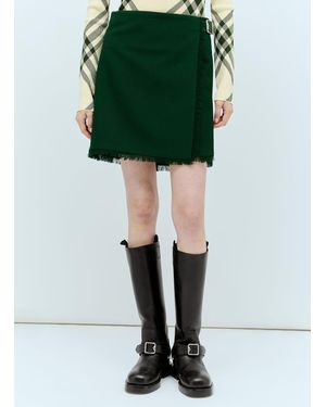 Burberry Wool Kilt - Green