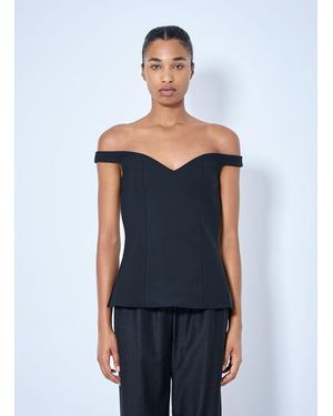 Rohe Off Shoulder Top - Blue