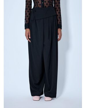 Dries Van Noten Parong Wide Pants - Black