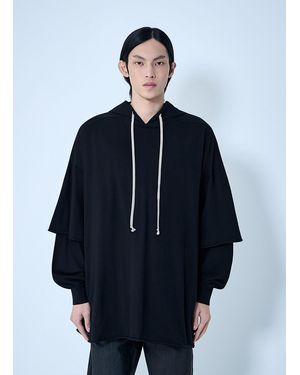 Rick Owens Tommy Hustler Hoodie - Blue