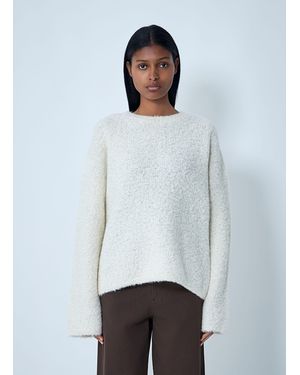 TOTEME Bouclé Jumper - White