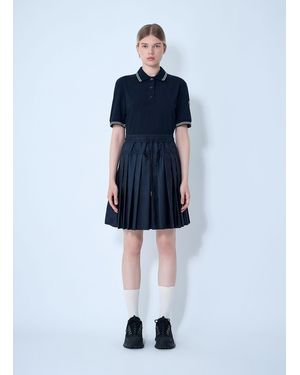 Moncler Piquet Polo Shirt Dress - Blue