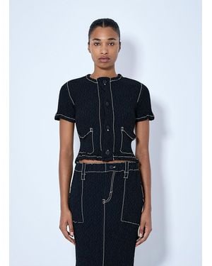 Issey Miyake Wavelet Ensemble Cardigan - Blue