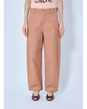 Chloé Wide-leg Barrel Pants - Pink