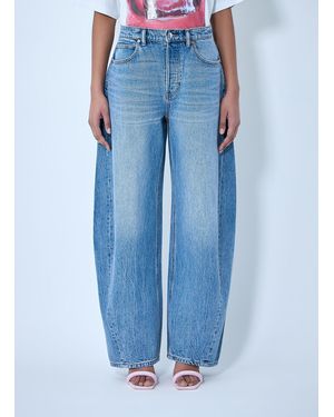Alexander Wang Wide-Leg Denim Jeans - Blue