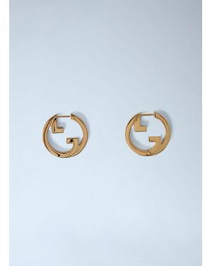 Gucci Blondie Hoop Earrings - Blue