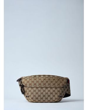 Gucci Small Gg Belt Bag - Blue